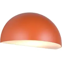 TRIO Lighting Vägglampa utomhus Maas, dimbar, Gul / orange, Aluminium / grå / zink, Skandinavisk, Utomhusvägglampa