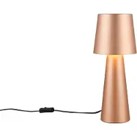 TRIO Lighting Bordslampa Nubian, Brun / rost, Vardagsrum / matsal, Metall, Modern, Bordslampa