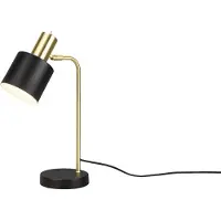 TRIO Leuchten Bordslampa Adam, Svart, Vardagsrum / matsal, Metall, Bordslampa