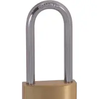Kasp K12040L55A1 Hänglås 40 mm Lika låsning Guldgul Nyckel