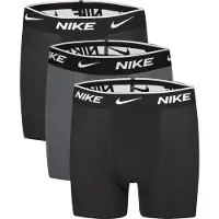 Nike Boxershorts - Dri-Fit Essential - 3-pack - Black/Dark Grey - - 6-8 år (116-128) - Boxershorts