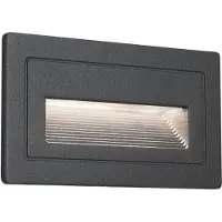 Paulmann 94383, Väggbelysning för utomhusbruk, Svart, Gjuten aluminium, Rostfritt stål, IP44, Trädgård, I