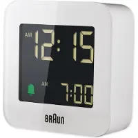 Braun BC08W-DCF DCF Väckarklocka Vit