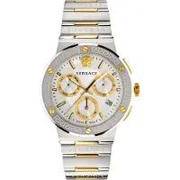 Versace Klocka - - VEZ900321 - Greca Logo Chrono - 43mm - Vattentålighet 5ATM