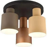 TRIO Lighting Taklampa Agudo, dimbar, Multifärgad, Vardagsrum / matsal, Metall, Modern, Taklampa