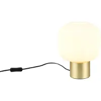 TRIO Lighting Bordslampa Diva, Vitt / opal, Vardagsrum / matsal, Glas, Bordslampa
