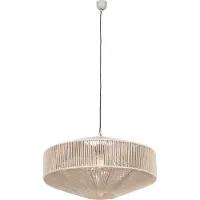 TRIO Japandi hänglampa brun rep 61 cm - Svea