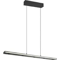 TRIO Lighting Pendellampa Graham, dimbar, Svart, Vardagsrum / matsal, Metall, Modern