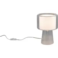 TRIO Lighting Bordslampa Rocka, Genomskinlig / transpare, Vardagsrum / matsal, Glas, Bordslampa