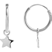 Luxenter Essential-örhängen i 925 sterling silver med rodiumpläterad yta
