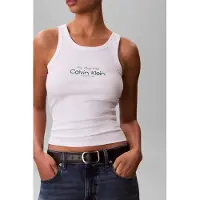 Calvin Klein Jeans Contour 2x2 Rib Graphic ärmlös T-shirt
