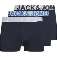 Jack & Jones Boxershorts 'JACCONOR' marinblå / ljusblå