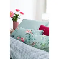 Pip studio Sängkläder 200x220 cm - Okinawa blue - Vändbart påslakan för dubbeltäcke - 100% bomull - sängkläder