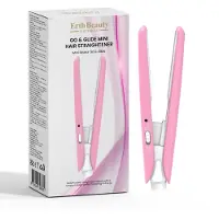 Erthskin London GO & GLIDE MINI HÅRRÄNTARE ROSA