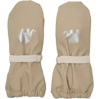 CeLaVi Vantar m. Fleece - PU - White Pepper - - 2-4 år (92-104) - Vantar