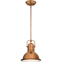 WESTINGHOUSE Hänglampa Boswell, dimbar, Koppar, Vardagsrum / matsal, Metall, Vintage, Pendellampa