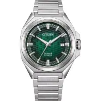 Citizen Series 8 Rostfritt Stål Grön Urtavla Automatisk NB6050-51W 100M Herrklocka grön