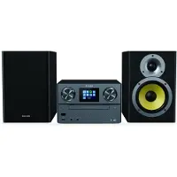 Philips | TAM8905/10 - Mikrosystem - DAB+/Bluetooth/CD/Spotify Connect - 2 x 50 Watt (Totalt) - Sort