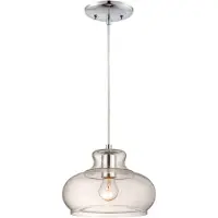 WESTINGHOUSE Glas pendellampa 6345840, dimbar, Genomskinlig / transpare, Vardagsrum / matsal, Glas, Modern, Pendellampa