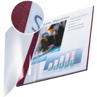 Leitz Esselte ImpressBIND 10,5 mm A4 (210 x 297 mm) 105 blad bordeaux softcover (7414-00-28)
