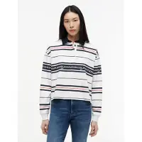 Tommy Hilfiger Tommy Jeans Repeat Logo Relaxed Rugby Shirt
