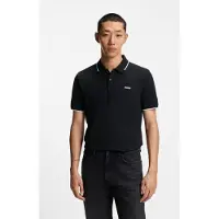 HUGO T-shirt 'Dinoso' svart / vit