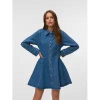 Vero Moda Skjortklänning 'VMJESSIE' blå denim