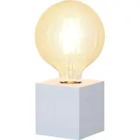 Star Trading Lampfot E27 Kub 9cm | vit []