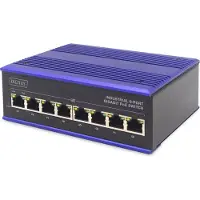 Digitus DN-651121 Industrial Ethernet Switch 10 / 100 / 1000 MBit/s IEEE 802.3af (12.95 W), IEEE 802.3at (25.5 W)