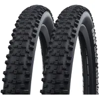 Schwalbe Smart Sam Folding Tyre 27.5" Addix Performance DD SnakeSkin svart 65-584 | 27.5x2.60" 2022 Däck till elcykel