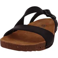 Art för kvinnor. 110452010003_001 1045 Läder Sandaler I Breathe svart (39), Hud, Karta, Spänne, Casual