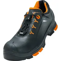 Uvex 2 6502242 Säkerhetsskor S3 Svart, Orange 1 par