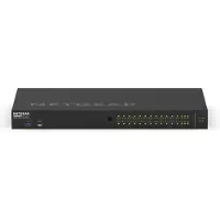 Netgear AV Line GSM4230P-100EUS - Switch - L3 - Managed - 24 x 10/100/1000 (PoE+) + 2 x 10/100/1000 + 4 x 1000Base-X SFP - sida till sida luftflöde...