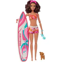 Barbie Surfa + Tillbehör Dock