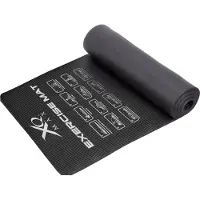 XQ Max träningsmatta 183 cm x 58 cm x 1 cm svart
