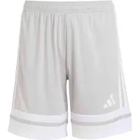 Adidas Sportbyxa 'Squadra 25' ljusgrå / vit