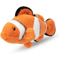 WWF Gosedjur - 23 cm - Clownfisk - Orange/Vit - - One Size - Gosedjur