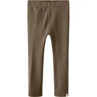Lil´ Atelier Lil' Atelier Leggings - NmnGayo - Shitake - - 4 år (104) - Leggings