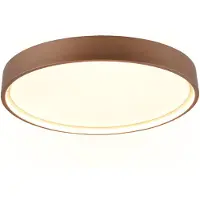 TRIO Lighting LED taklampa Doha, Brun / rost, Vardagsrum / matsal, Metall, LED-taklampa