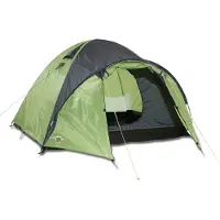 Camping Check Tält - 3-personers - 270x180x130 cm - Grön - - One Size - Tillbehör