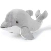 WWF Gosedjur - 30 cm - Delfin - Grå/Vit - - One Size - Gosedjur