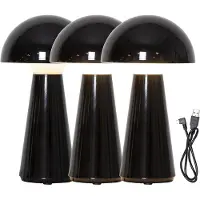 Star Trading Bordslampa svamp | svart []