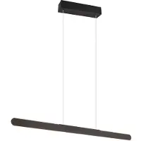TRIO Lighting Pendellampa Helios, dimbar, Svart, Vardagsrum / matsal, Modern
