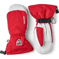 Hestra Army Leather Heli Ski Mitt Red