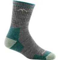 Darn Tough Women's Hiker Micro Crew Midweight Hiking Sock Cushion Slate