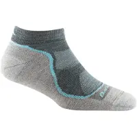 Darn Tough Women's Light Hiker No Show Lightweight with Cushion Slate