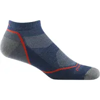 Darn Tough Men's Light Hiker No Show Lightweight with Cushion Denim