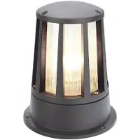 SLV Pollare CONE, Svart, Aluminium / grå / zink, Modern, Utomhuslampa