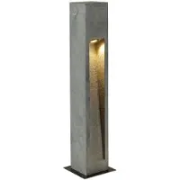 SLV LED pollare Arrock Stone, Aluminium / grå / zink, Sten, Modern, LED-utomhuslampa