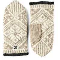 Hestra Nordic Wool Mitt Beige/Offwhite